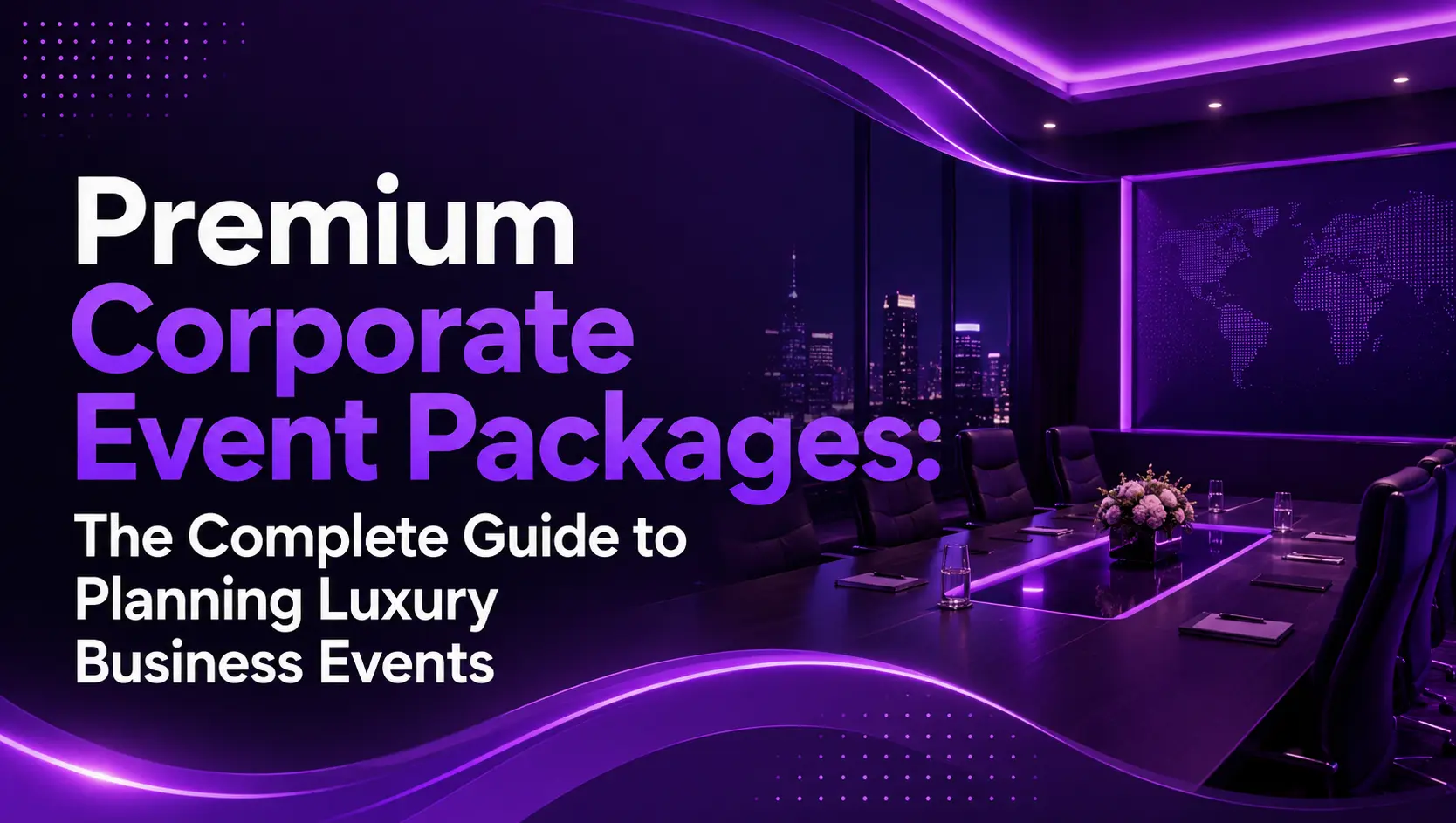 Premium Corporate Event Packages: The Complete Guide to Planning Luxury Business Events